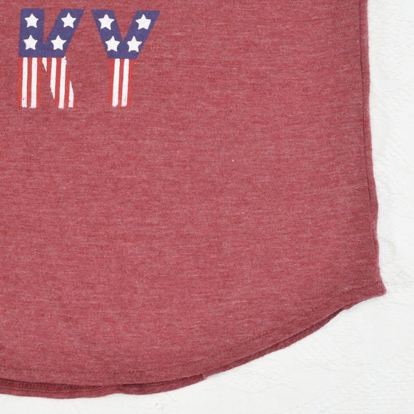 Lucky Brand LIGHT UP THE NIGHT SKY Red White Blue 4th Of July Womens T-Shirt S - Picture 5 of 11